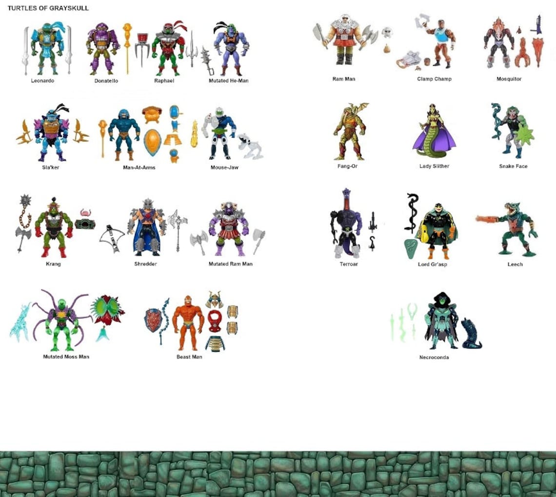 Masters of the Universe Origins Checklist Digital - Etsy