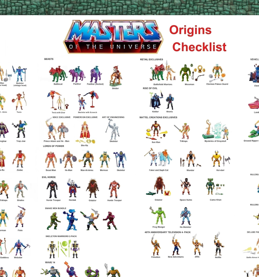 Origins 2025 Checklist Vally Matilda