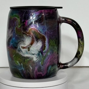 Custom stainless steel Coffee mug with lid