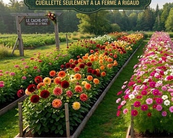 2026 Local Flower Sub Seasonal CSA Club Rigaud Blooms, Fresh Floral Bouquet Membership