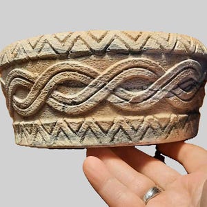 Vintage Comanche Pottery Planter: Southwestern Cactus Succulent Holder