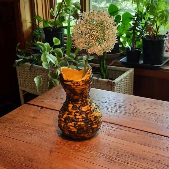 花瓶・フラワースタンド FATLAVA-flower vase 使い勝手の良い 西ドイツヴィンテージ 花瓶/W フラワーベース