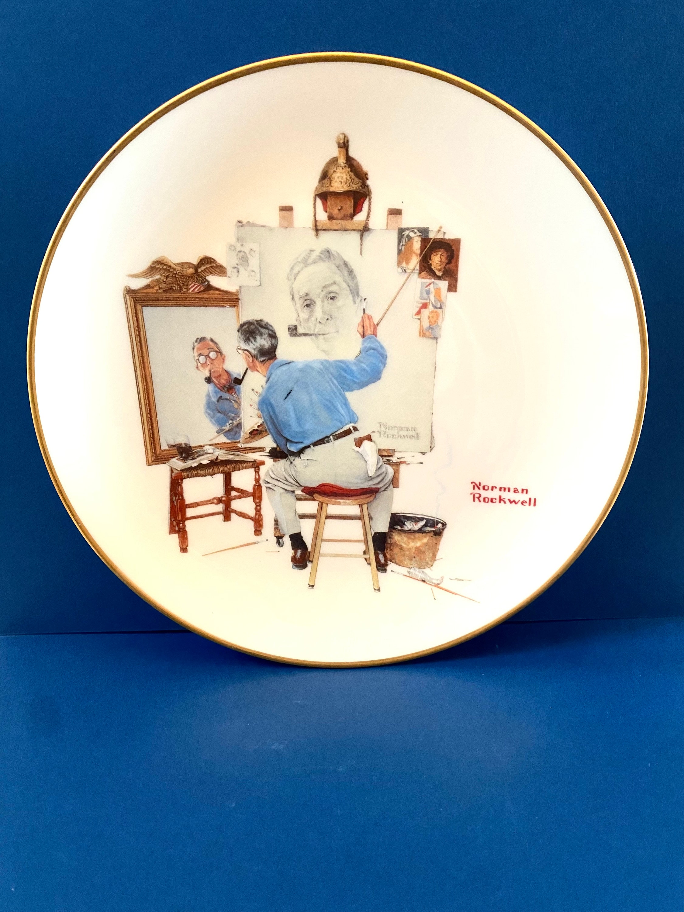 Norman Rockwell 飾り皿 絵皿 インテリア アンティーク il_fullxfull.4905672355_kl6i.jpg