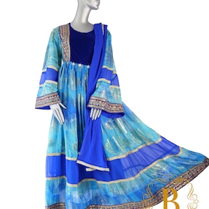 Afghani dress Afghan kochi afghanclothes for women Afghan cultural dress modest dress afghani  Eid dress Afghan wedding dress chiffon maxi