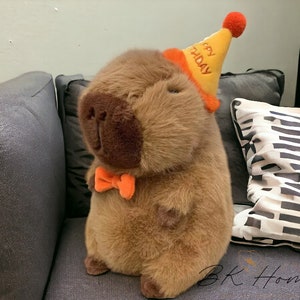 Belle petite peluche Capybara Poupée Légère Super Douce Jouet en