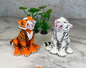 Articulated Roaring Tiger | Saber-Toothed Tiger | Animal Fidget Toy