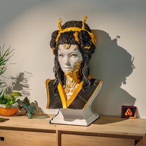 Unique Imprints of a Geisha Statue | Personalized Home Decor Art