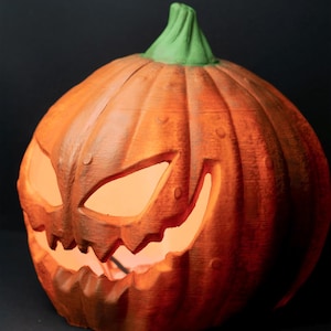 Máscara de abóbora assustadora vestível | Adereço de festa assustador exclusivo | Máscara de cabeça de abóbora Jack O Lantern | Novidade assustadora para festa e gostosuras ou travessuras
