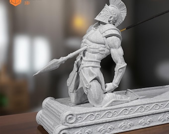 Spartan Incense Holder Pierced With Spear | Et Tu Brute Incense