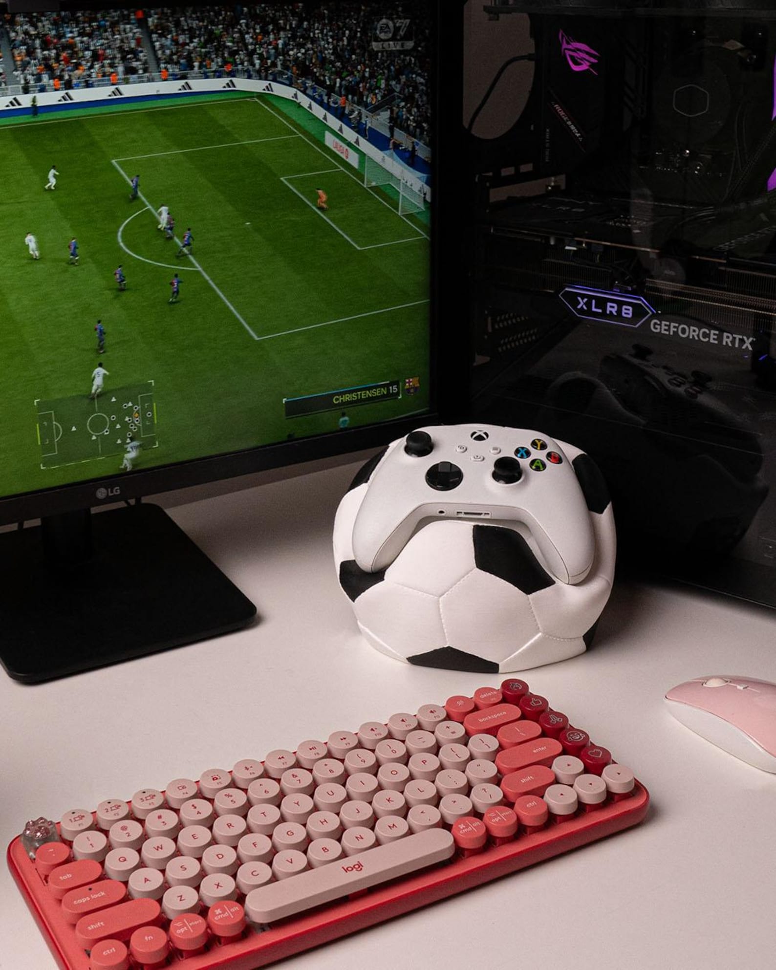 Xbox Controller Football PS5/PS4/XBOX Controller Stand | Unique Console Soccer Design ...