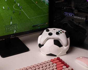 PS5/PS4/XBOX-controllerstandaard | Uniek ontwerp consolevoetbal | Houder voor smartphone en controller | Accessoires voor voetbalgaming