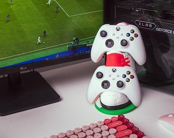 PS5/PS4/XBOX 2-laags controllerstandaard | Voetbalschoenen Universeel displaystandaardontwerp | Houder consolecontroller | Accessoires voor voetbalgaming