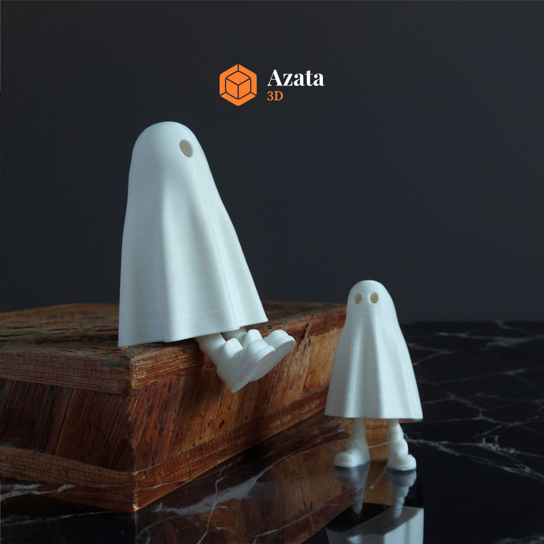 Zou Ghost 3D Print Cute Toy Ghost Toys for Cats Scary & Etsy