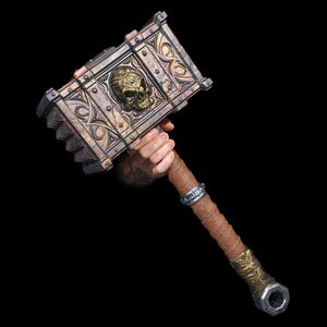 Martello da macellaio / Mazza da guerra unica / Oggetto di scena e decorazione per cosplay