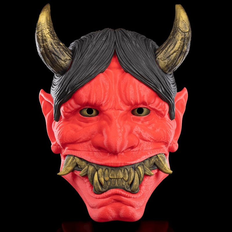 Hannya Full Mask - Etsy