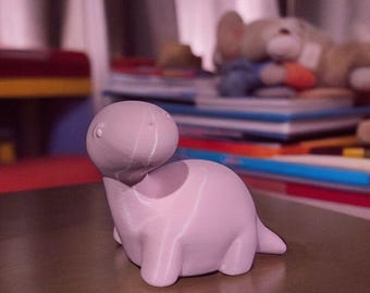 Figura di dinosauro brontosauro bambino / Simpatico giocattolo preistorico di dinosauro giurassico / Altamente resistente per la progettazione di scrivanie e per l'istruzione / Divertente per ragazzi e ragazze