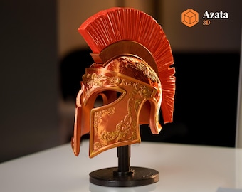 Spartan Helmet | Roman Galea Replica | Gladiator Warrior Headwear | Historic Costume for Halloween | Greek Knight Soldier Headpiece