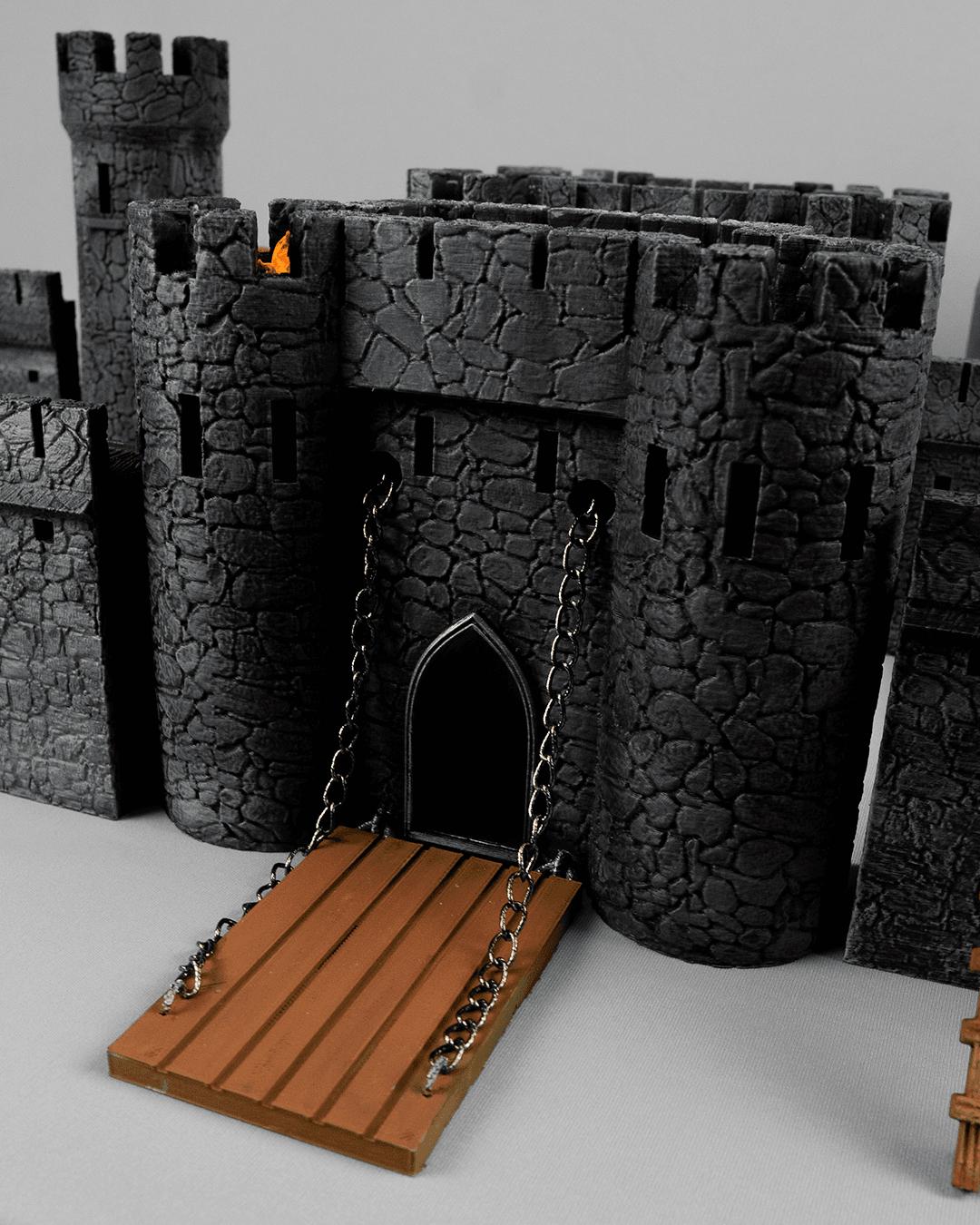ZITIANYOUBUILD Modular Castle Fortress modèle pour collection 2474