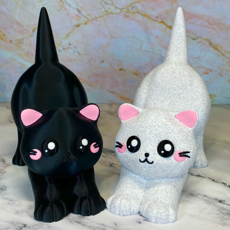 PS5/PS4/XBOX Controller Stand | Cute Cat Stand | Unique Console Kitten Design | Smartphone & Controller Holder | Kitty Gaming Accessory image 6