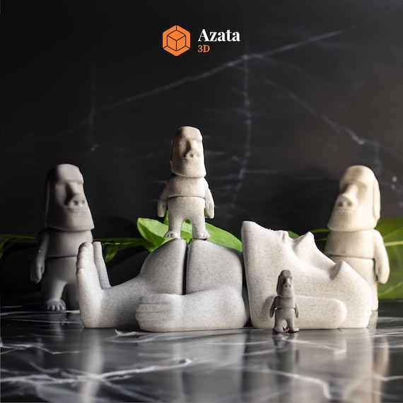 Moai Statue | Unique Easter Island Desk Decor | Sigma