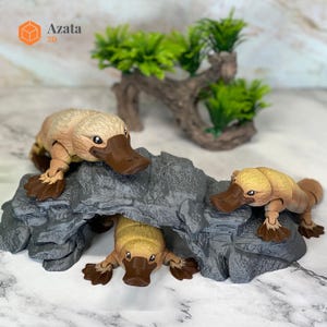 Articulated Platypus Fidget Toy | Cute Flexible Animal Desk Toy