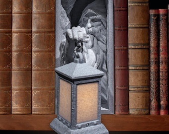 Dark Ages Wizard Book Nook | Magic World Booknook Bookshelf Insert Decor Crafts for Adult