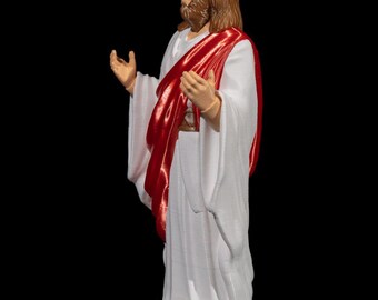 両手を広げたイエス・キリスト像 | 高さ6.1インチの聖人像 宗教的な