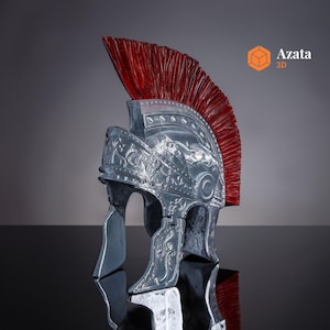 Gladiator Helm | Römische Galeere Replik | Historisches Kostüm Cosplay | Rollenspiel | Griechischer Kopfschmuck | Einzigartiges spartanisches Uniformstück