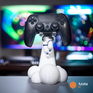 Astronaut Controller Holder | Unique Gaming Room Accessory
