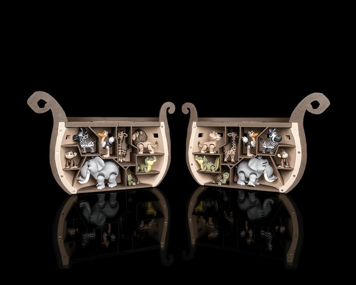 Noah's Ark Animal Adventure Playset Whimsical 3D Collectible Toy
