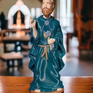 Saint Peter with Keys Religious Statue | 6.3 Inch Catholic Figurine | Religious Gifts | Suitable for Religious Decor Collection and Home Use