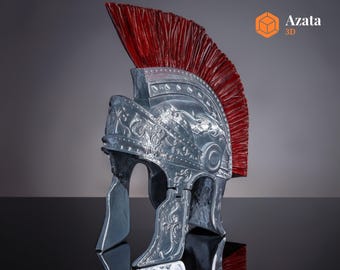Gladiator Helmet | Roman Galea Replica | Historic Costume Cosplay | Role play | Greek Headpiece | Unique Spartan Uniform Piece