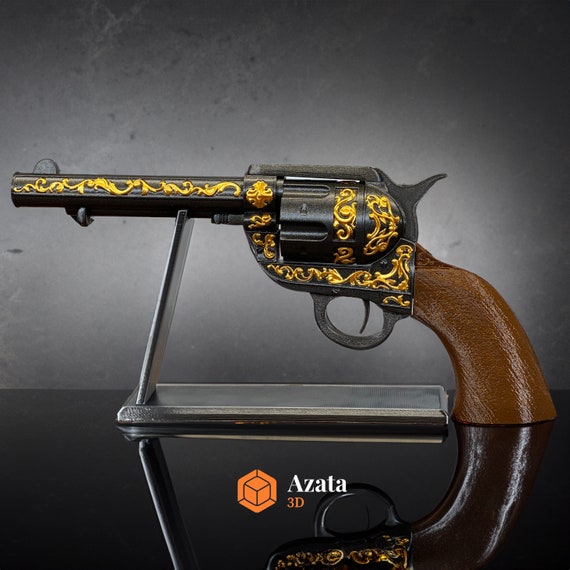 Décoration pistolet revolver Missy Display Arme à feu imprimée en 3D avec  accessoire de jeu de rôle costume western Réplique réaliste de revolver -   France