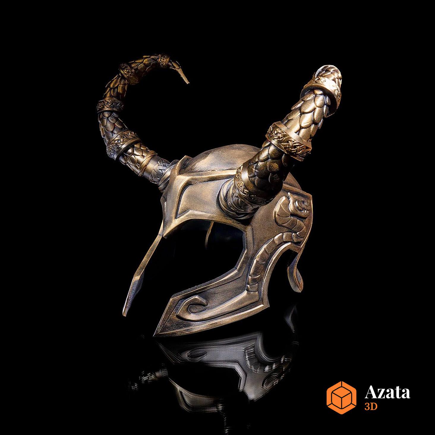 Wearable Loki Helmet | Unique Asgard Cosplay | Realistic War of