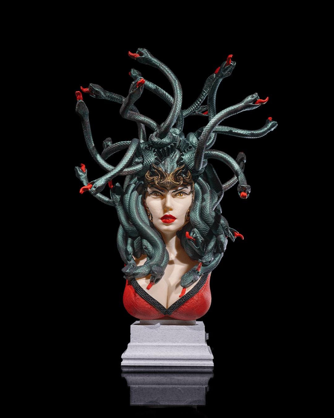 Articulated Enchant Medusa Kinetic Snakes | Unique Mythological