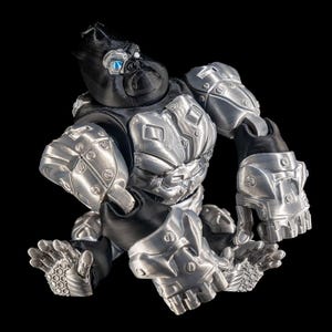 Articulated Cyber Gorilla Ape | Unique Fidget Stress-Relief Animal Toy & Decor