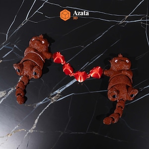 Articulated Love Otters | Unique Valentine&#39;s Day Gift | Cute Sea Otters Toy | Fun Gifts for Lovers Anniversary