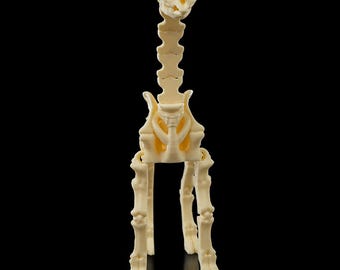Gelede skelet giraffe decoratie | Skelet dier griezelig decor | Girafbotten voor buiten Feestartikelen voor binnen | Decoratie tafeltuin