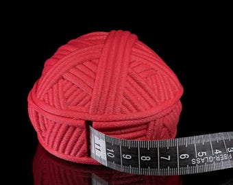 Misuratore di nastro per gomitoli di filato / Strumento di creazione unico con avvolgitore / Filatura per più filati / Grazioso porta nastro retrattile funzionale / Accessorio per cucire