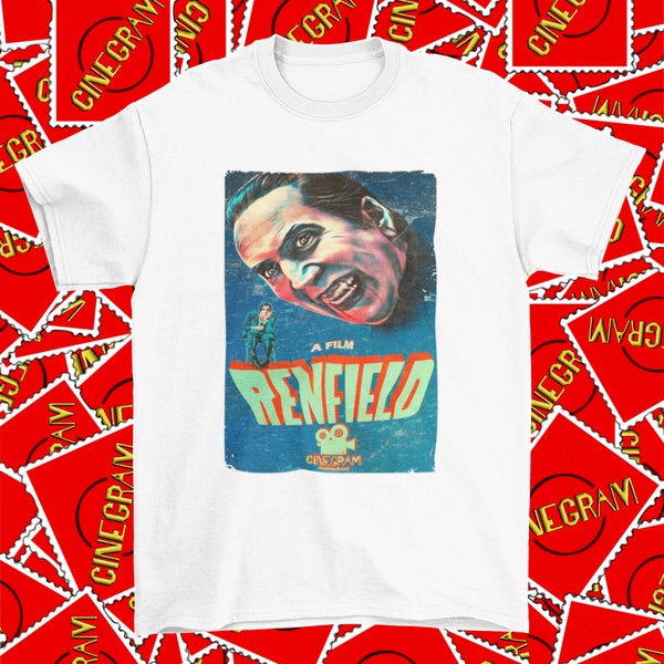 Renfield NEW Horror Movie T-Shirt, Retro Movie Graphic Tee, Gift for Him, Gift for Her, Unisex Movie T-Shirt, Nicolas Cage Fan Art T-shirts