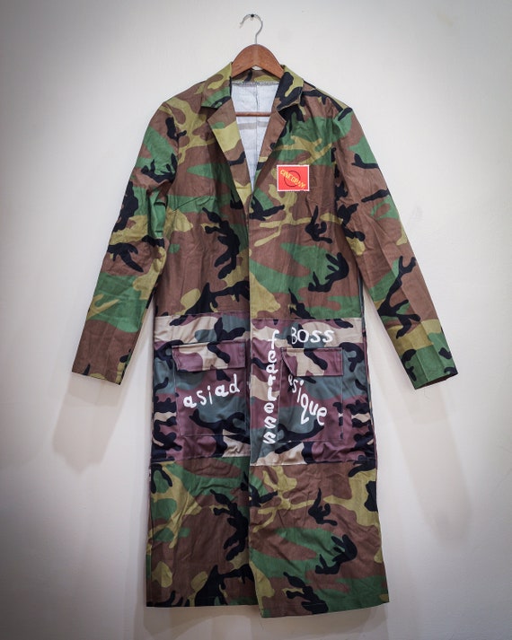 Lightweight military shop jacket womens