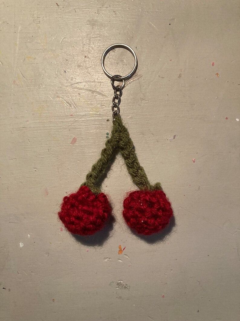 Cherry Cherry Lady Keychain Etsy