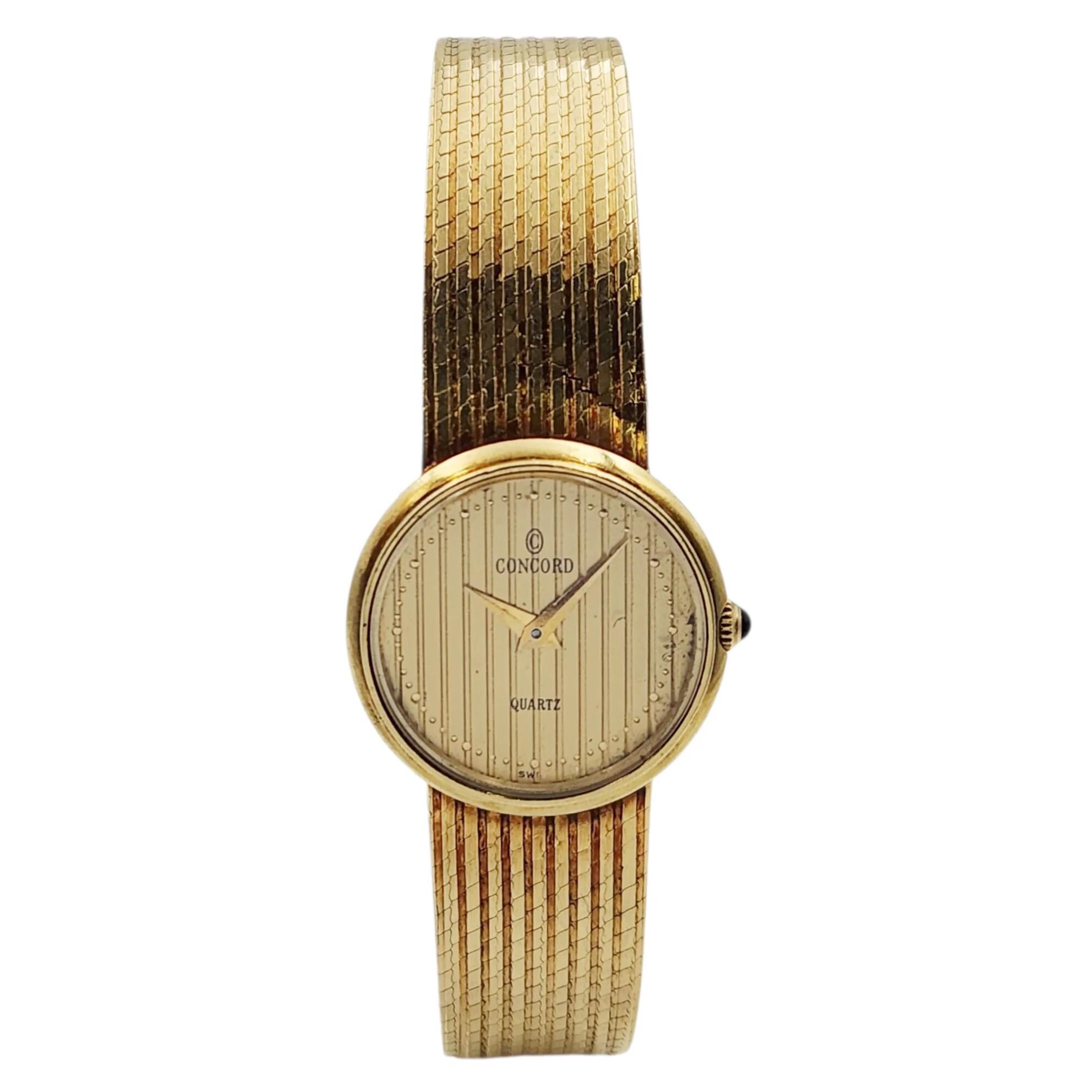 Concord Watch 14k Gold - Etsy