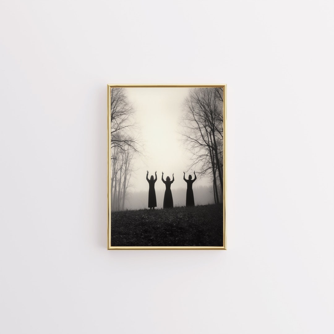 Pagan Ritual Wall Art Print | Occult Art | Macabre Art | Pagan Art ...