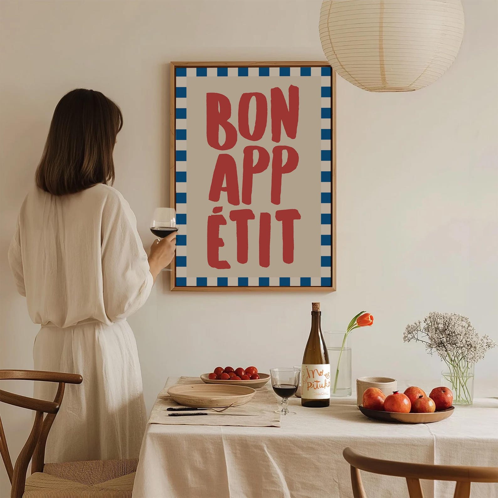 set of 2 bon appetit prints, retro cooking prints,... Bon Appetit Kitchen Print, Modern Kitchen Art, Bon Appetit Retro Poster ...