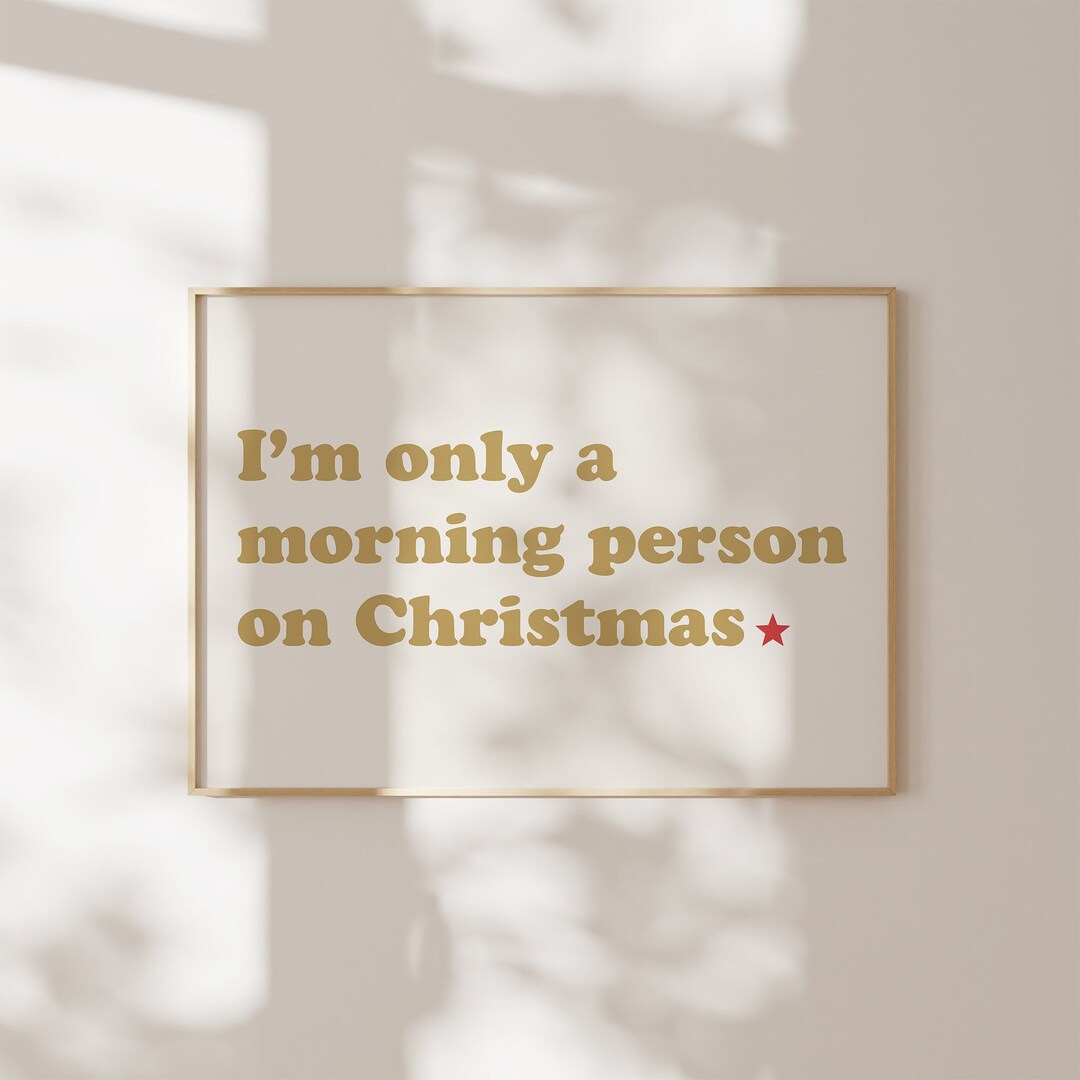Funny Christmas Wall Art Christmas Quote Print Holiday Etsy