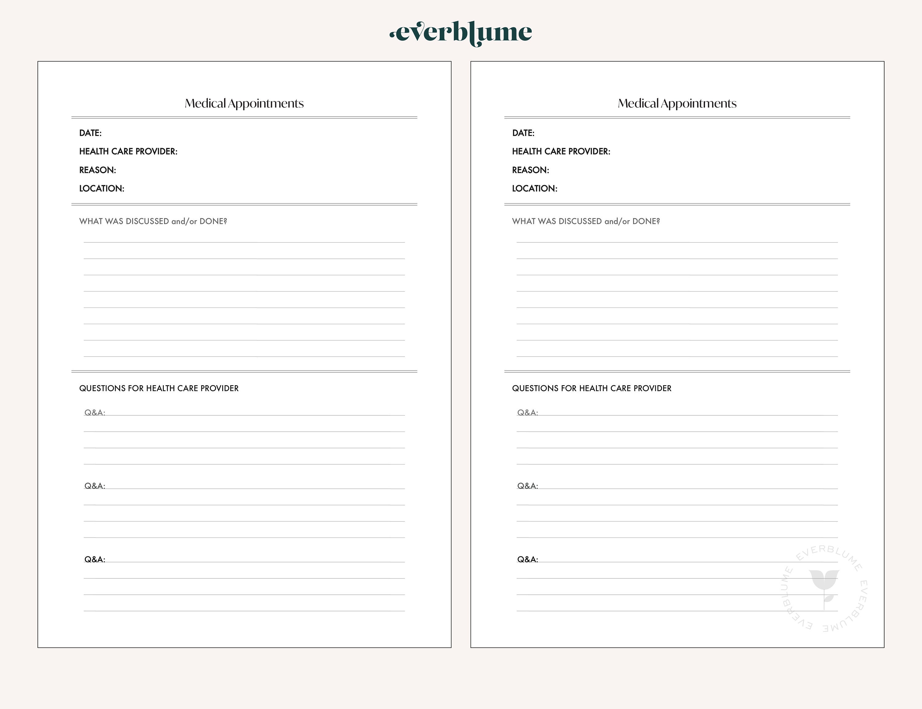 MEDICAL APPOINTMENT NOTEBOOK: Appointment Notes, Test Results and ...