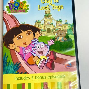 Vintage Dora the Explorer City of Lost Toys 2003 DVD, Nick Jr Kids