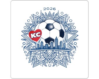 Kansas City 2026 Summer of Soccer kiss-cut Sticker