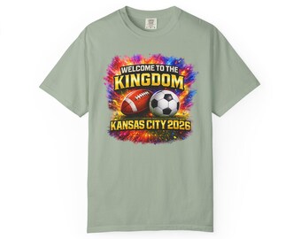 Kansas City Vibrant 2026 Soccer Shirt | Collectable Soccer Fan Tee | KC Summer of Soccer Event Dates
